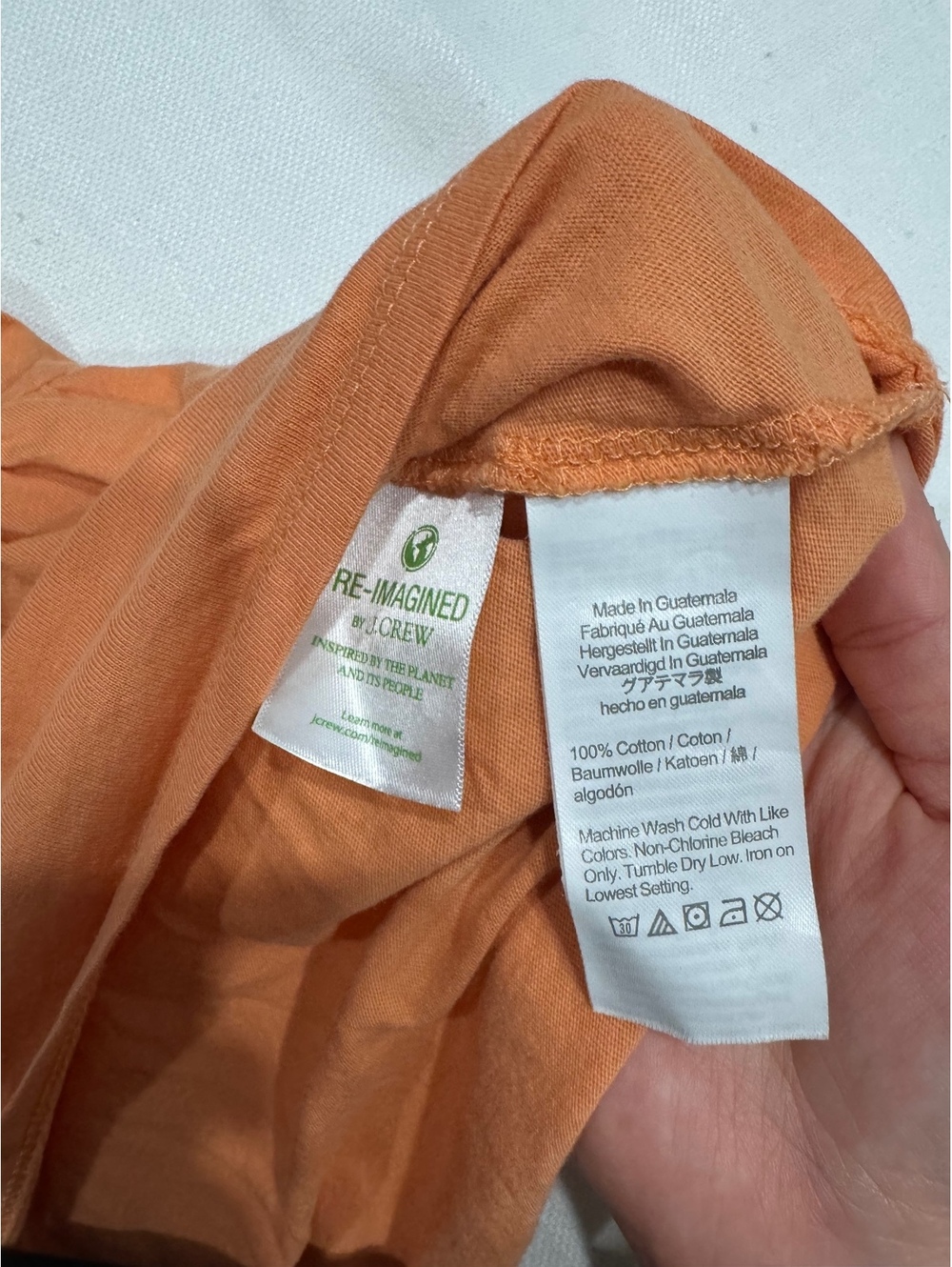 J.Crew Orange Tiered Mini Dress Keyhole Tie 100% Cotton Flutter Sleeve Small - Picture 6 of 8